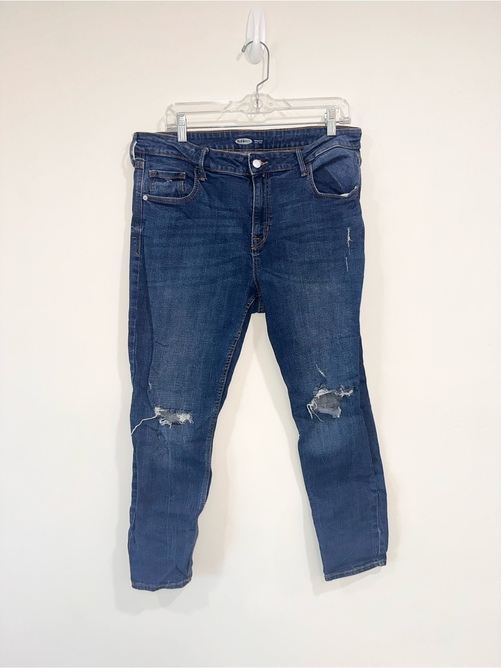 Old Navy Dark Blue Rockstar Super Skinny Jeans